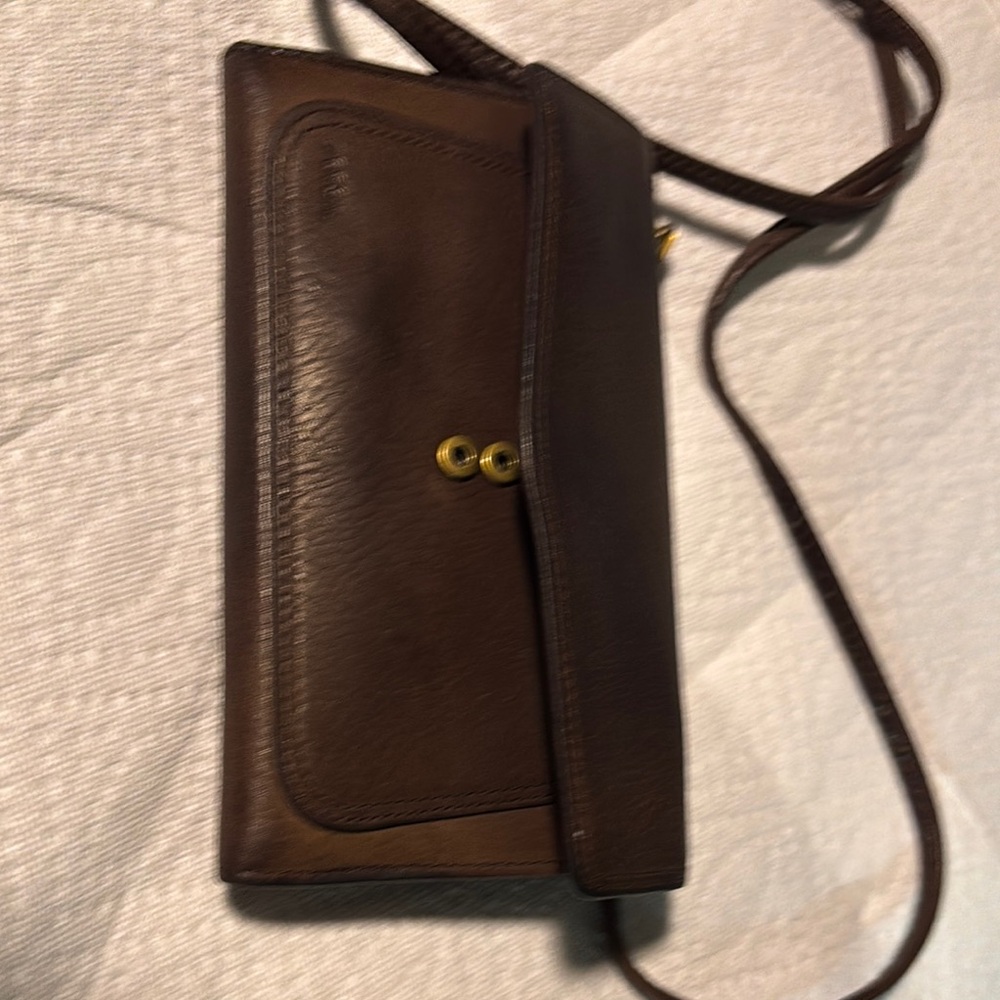 Fossil Chocolate Leather Handbag